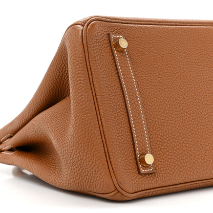 Hermes Togo Birkin 30 Gold 10 of 14