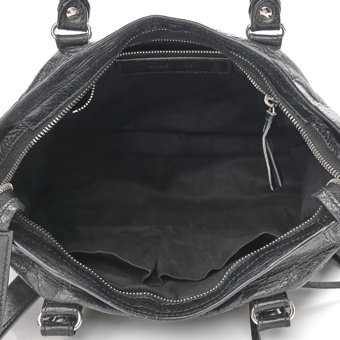 Agneau Classic Silver Hardware S City Black
