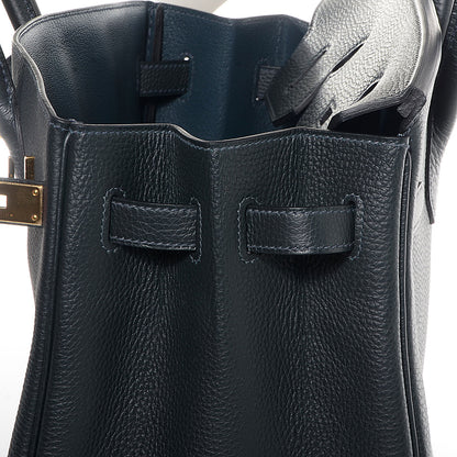 Hermes Togo Birkin 35 Bleu Ocean 8 of 25
