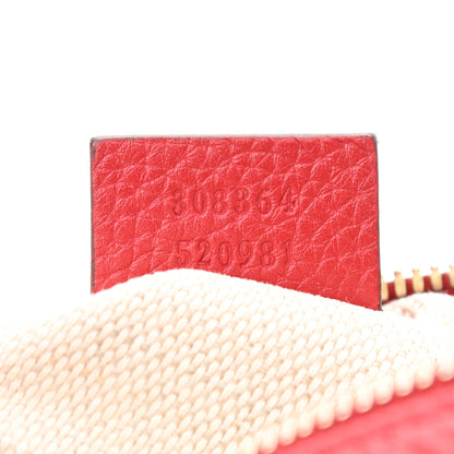 Gucci Pebbled Calfskin Small Soho Disco Bag Tabasco Red 7 of 11