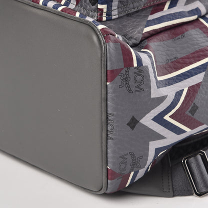 MCM Visetos Gunta Medium Stark Backpack Phantom Grey 8 of 9