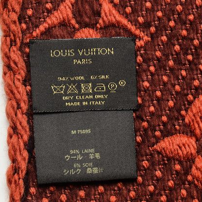 Louis Vuitton Wool Silk Logomania Scarf Orient 6 of 6