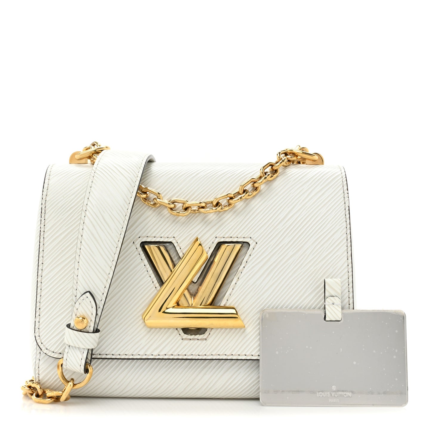 Epi Twist Shoulder Bag PM White