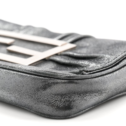 Fendi Metallic Calfskin Mia Pochette Silver 10 of 10