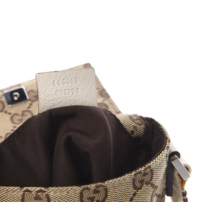 Gucci Monogram Mini Crossbody Bag Beige White 7 of 11