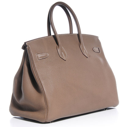 Hermes Togo Birkin 35 Etoupe 3 of 29