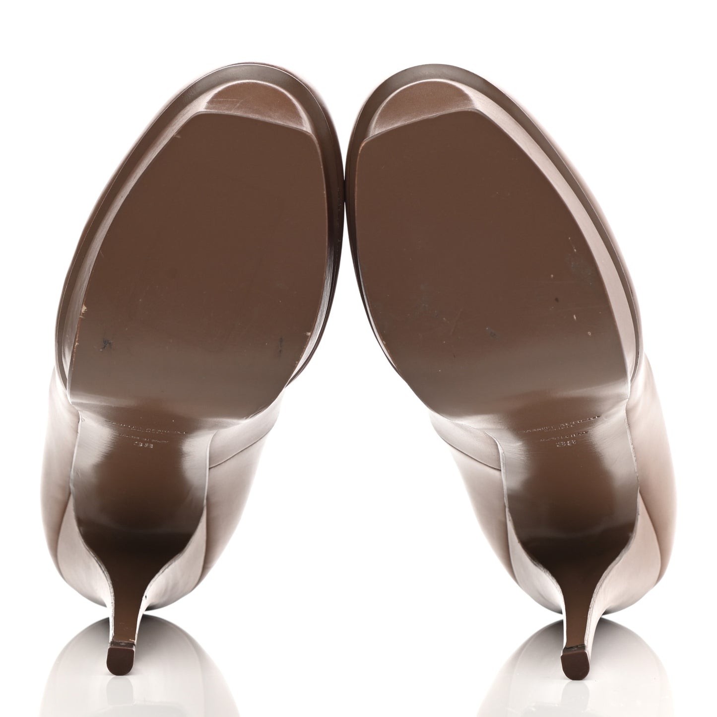 Seta Calfskin Tribute 105 Platform Pumps 38