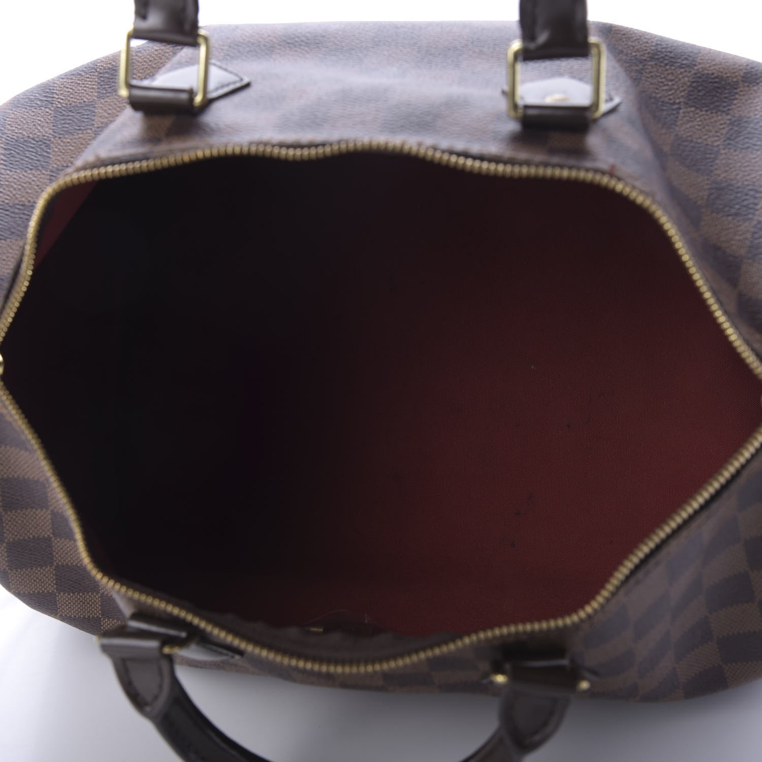 Louis Vuitton Damier Ebene Speedy Bandouliere 35 6 of 10