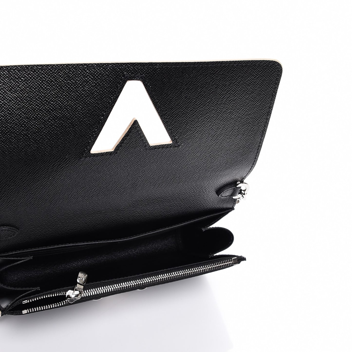 Epi World Tour Twist Chain Wallet Black