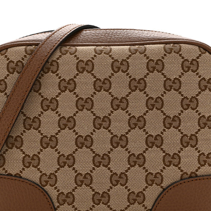 Gucci Monogram Mini Bree Messenger Bag Beige Tabacco 9 of 11