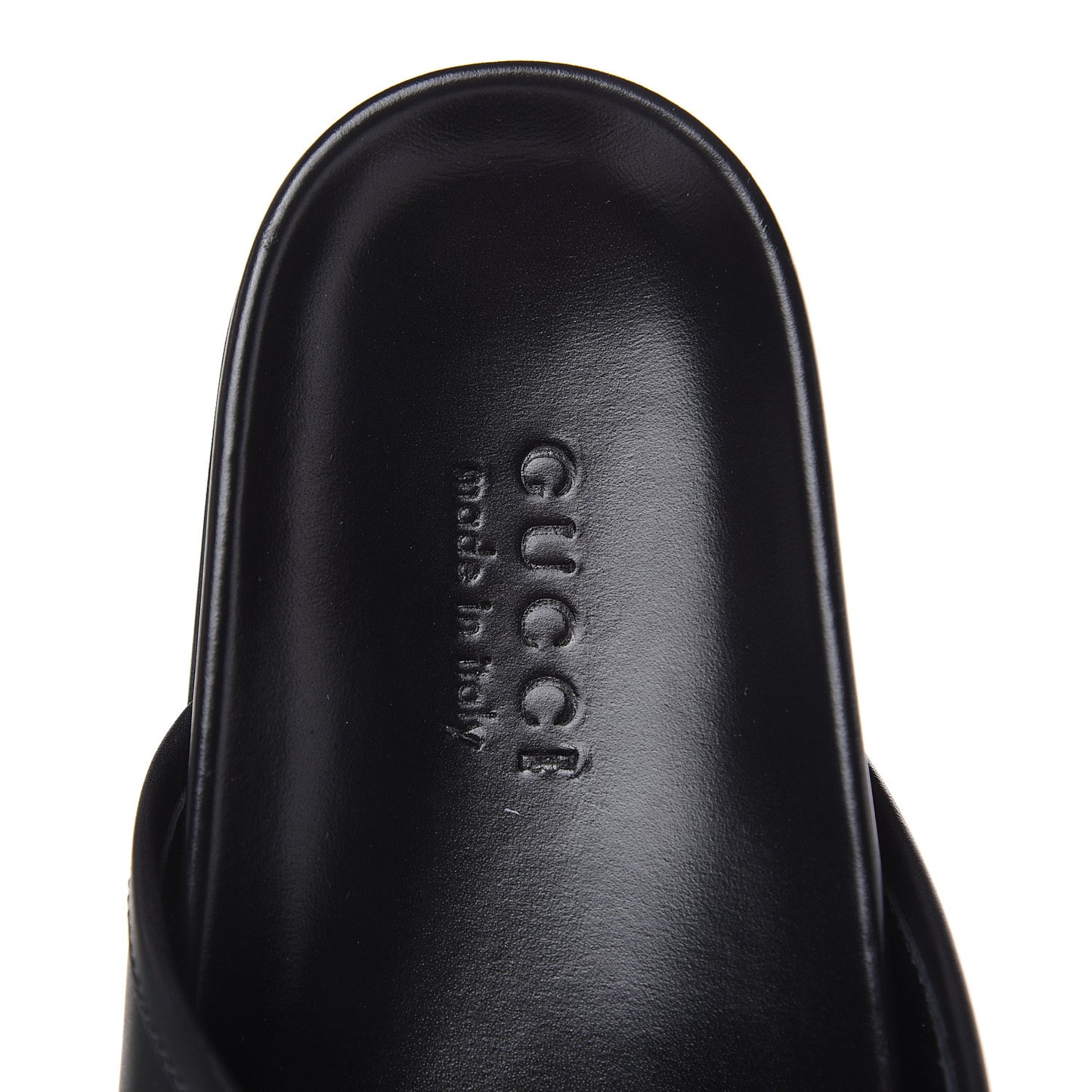 Calfskin Mens Horsebit River Slippers 10 Black