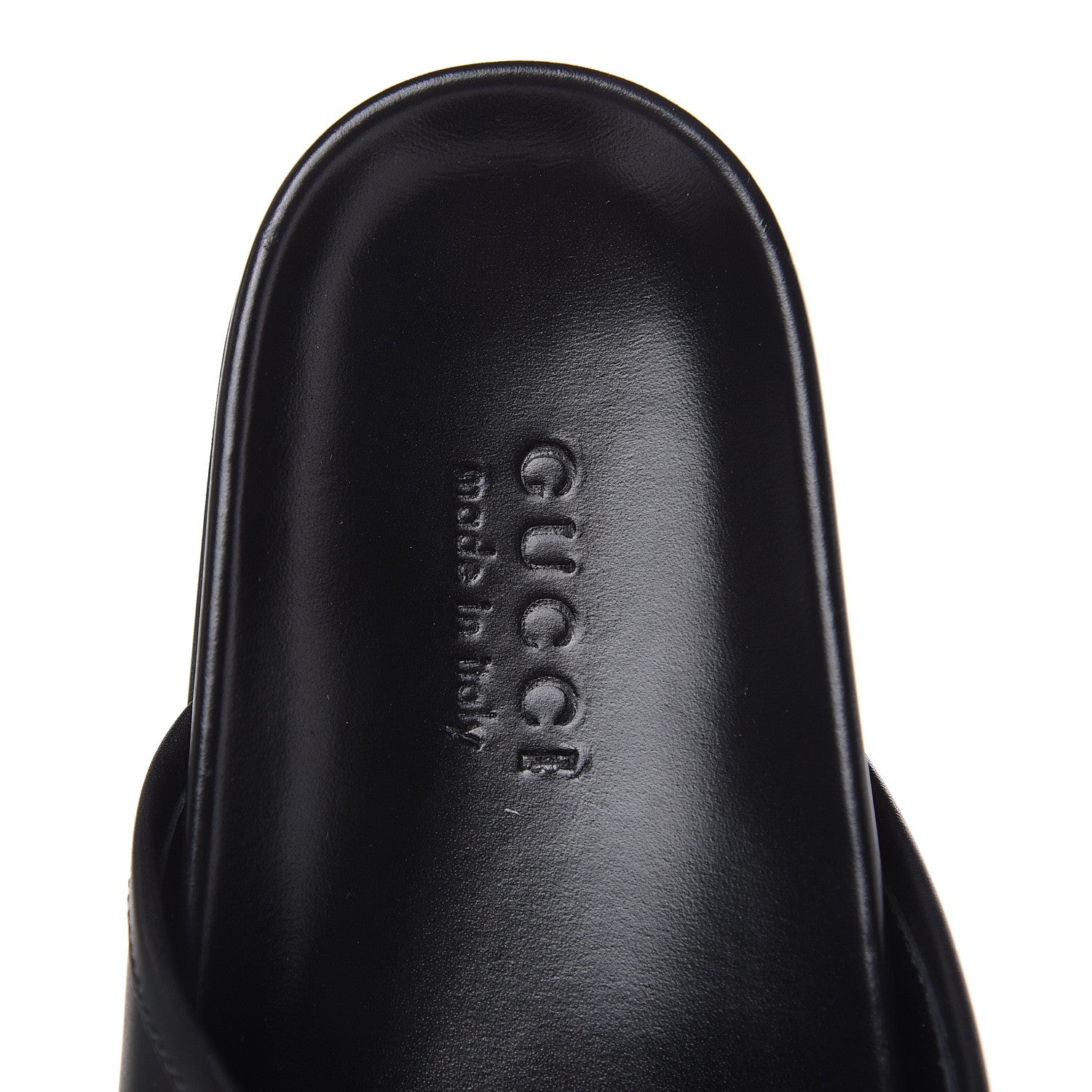 Gucci Calfskin Mens Horsebit River Slippers 10 Black 6 of 9