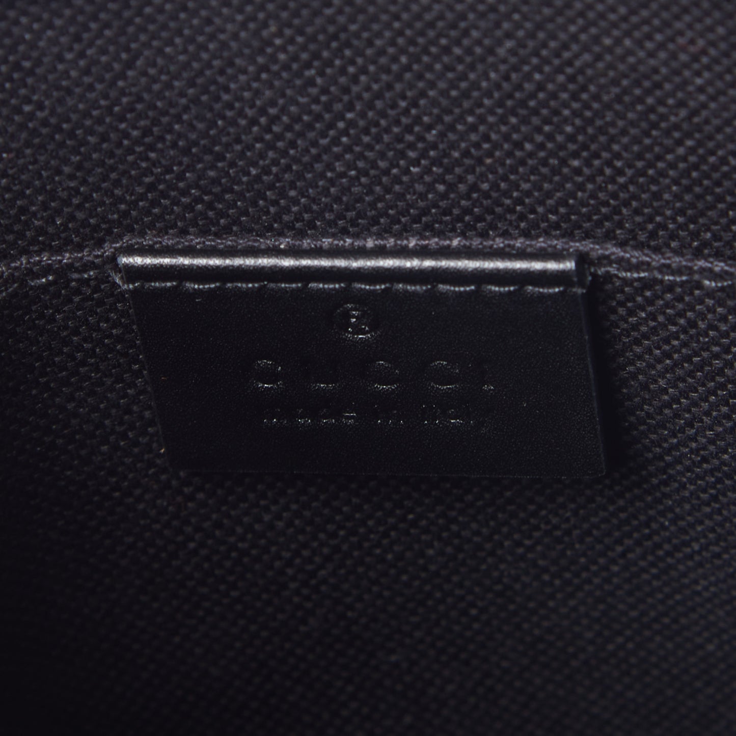 GG Supreme Monogram Web Small Flat Messenger Bag Black Grey
