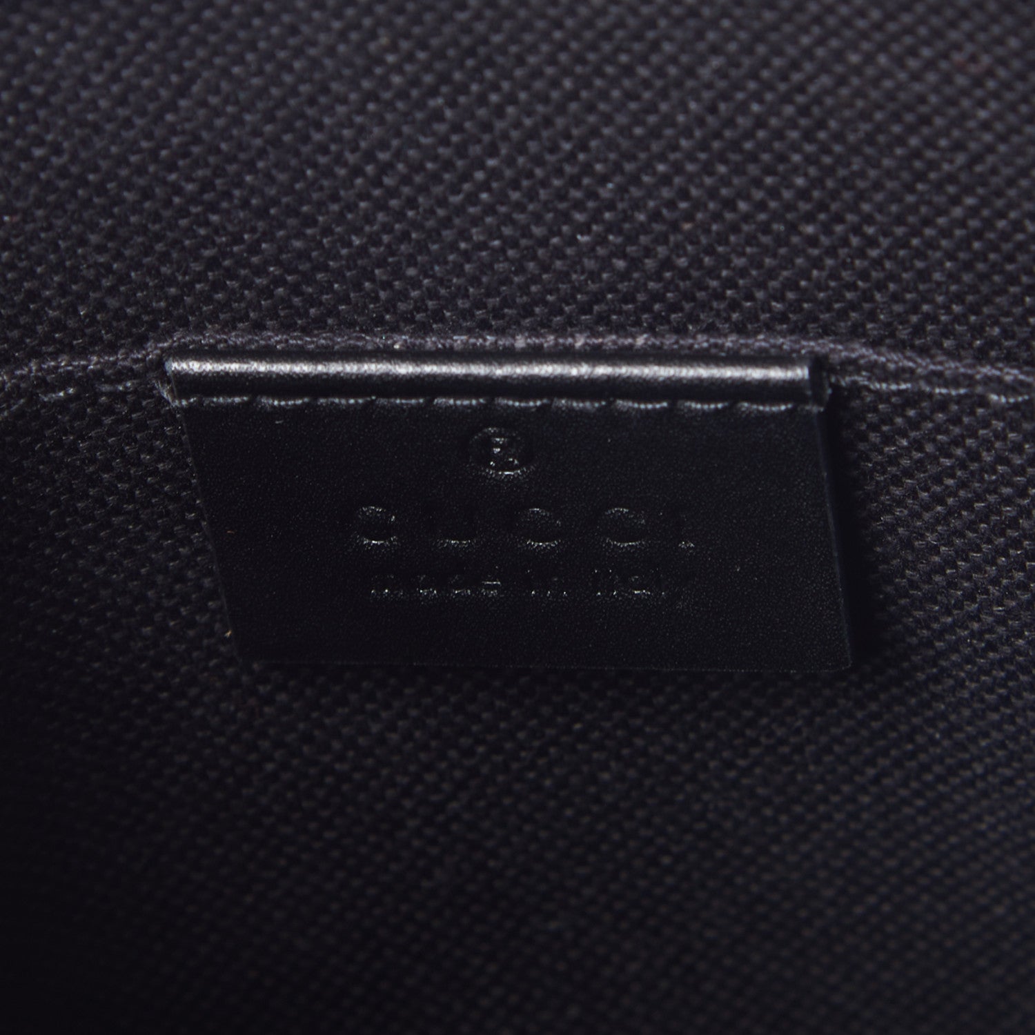 Gucci GG Supreme Monogram Web Small Flat Messenger Bag Black Grey 9 of 10