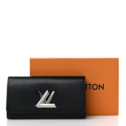 Louis Vuitton Epi Twist Wallet Black 10 of 10