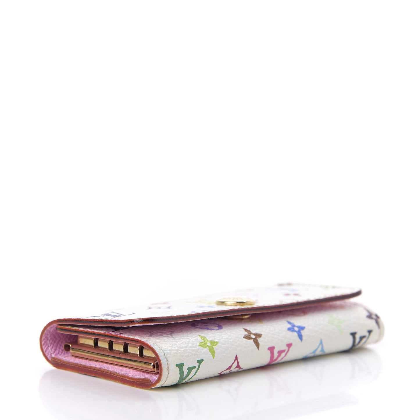 Monogram Multicolor Multicles 4 Key Holder White Litchi