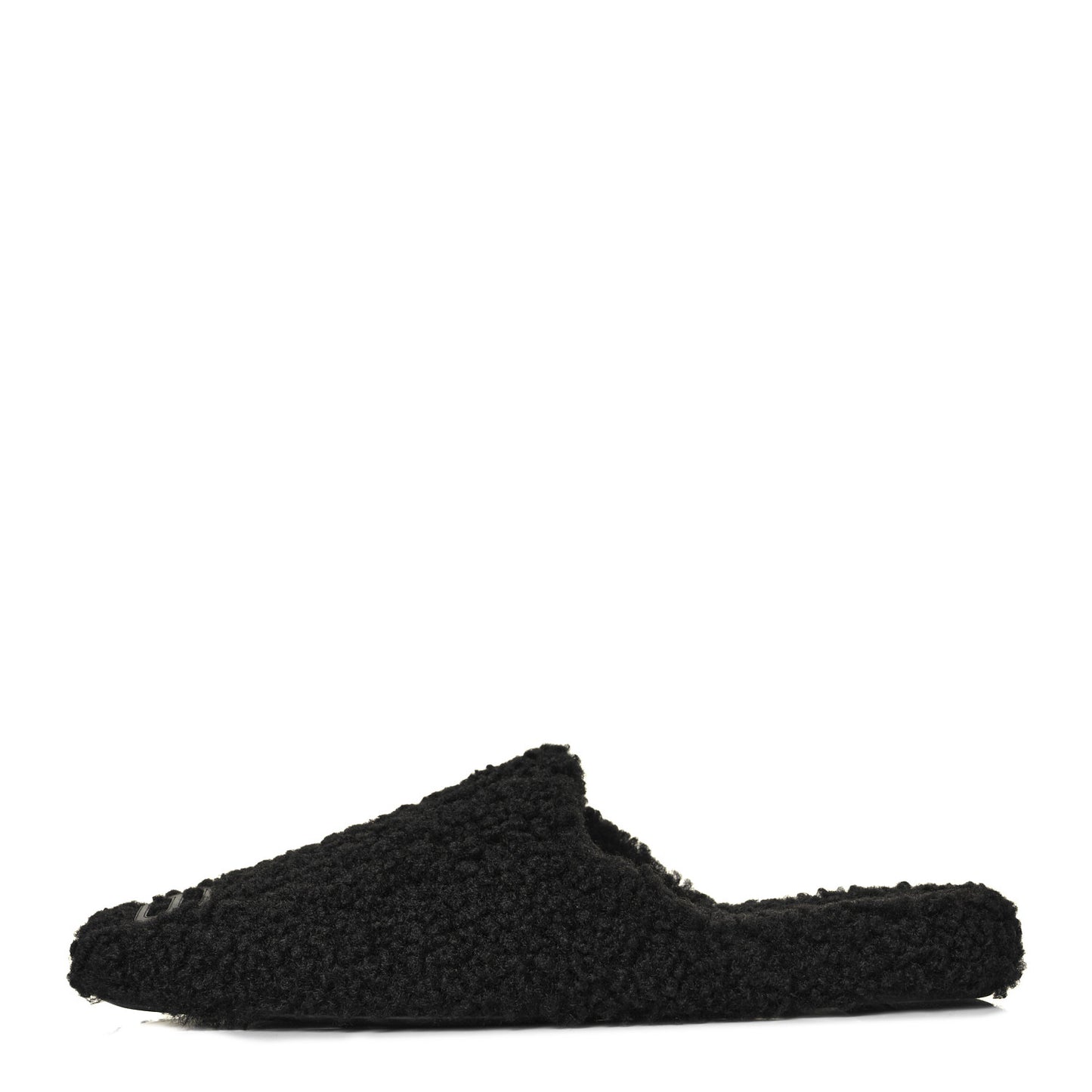Faux Shearling Cosy BB Mules 39.5 Black