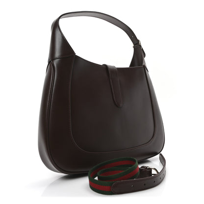 Gucci Ancora Calfskin Large Jackie Shoulder Bag Sweet Chestnut 3 of 9