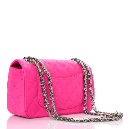 Chanel Goatskin Quilted 2.55 Reissue Mini Flap Fluorescent Pink 3 of 10