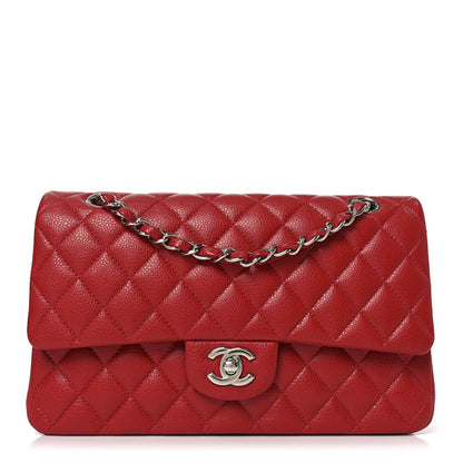 Chanel Caviar Quilted Medium Double Flap Red 1 of 10