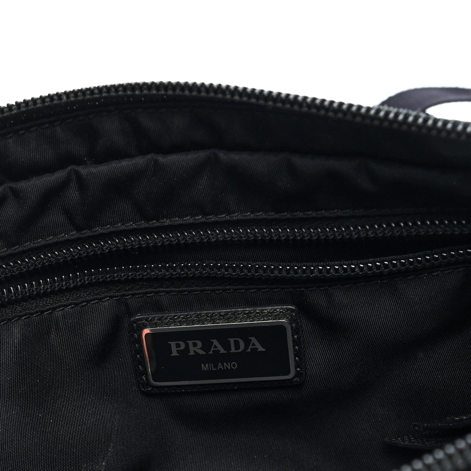 Prada Tessuto Nylon Belt Bag Black 6 of 9