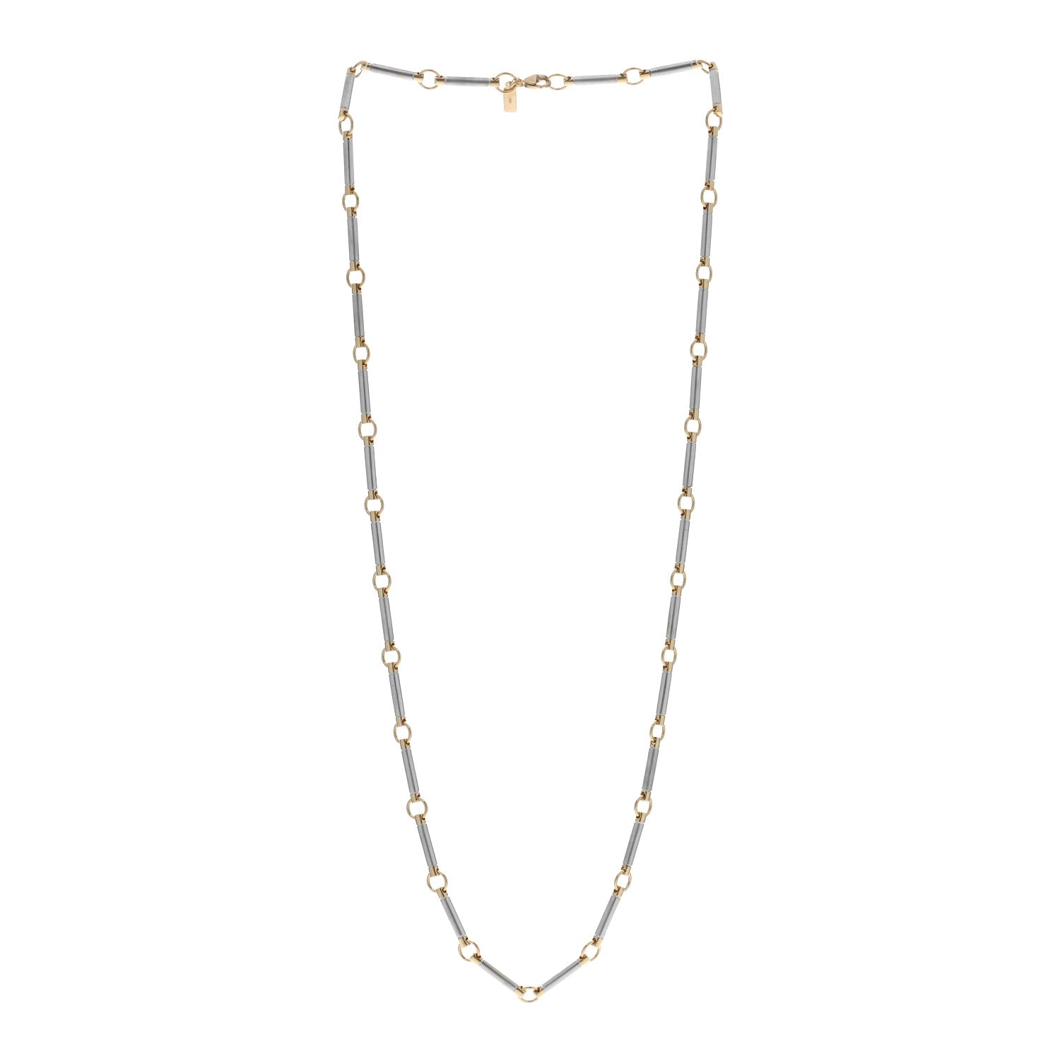 Foundrae 18K Yellow White Gold Element Chain Necklace 2 of 4