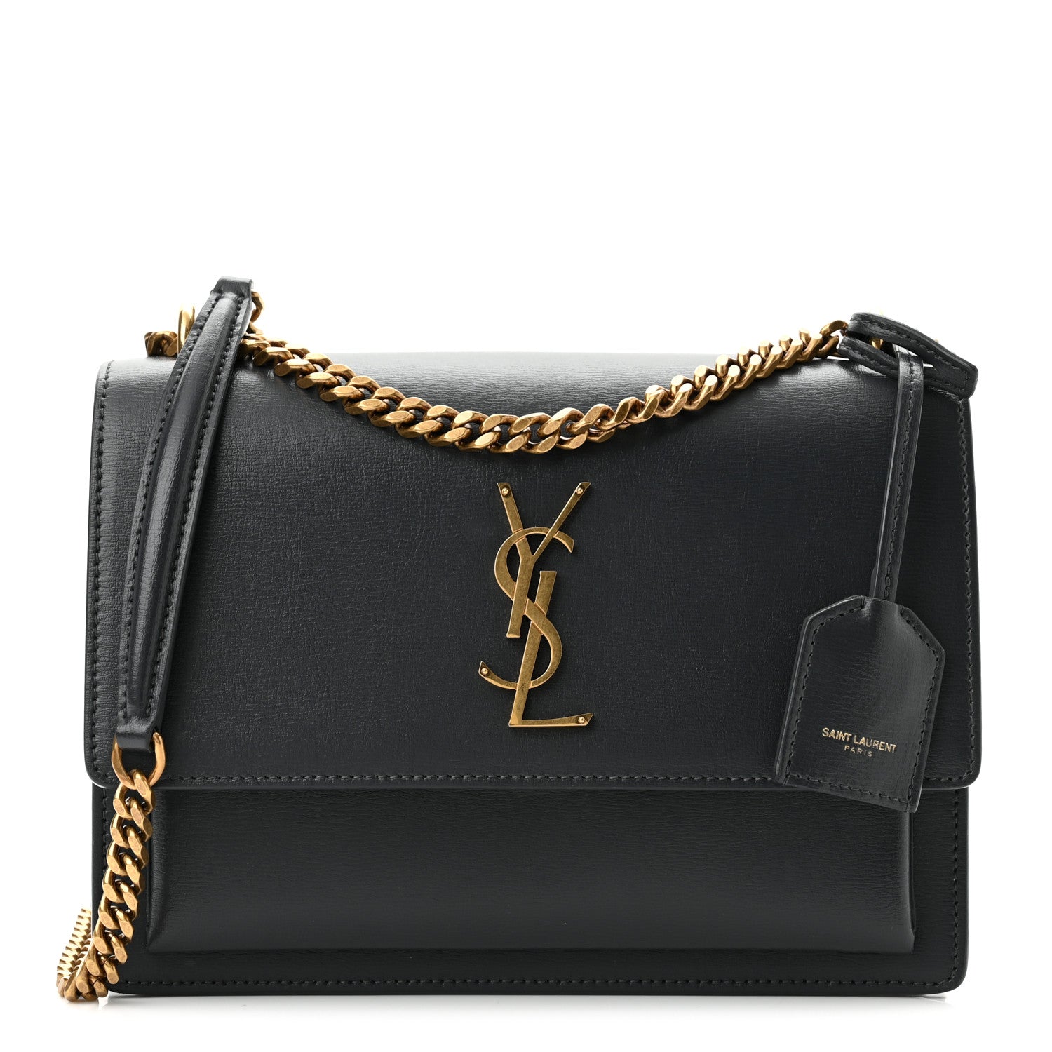 Saint Laurent Calfskin Medium Monogram Sunset Gray 1 of 10