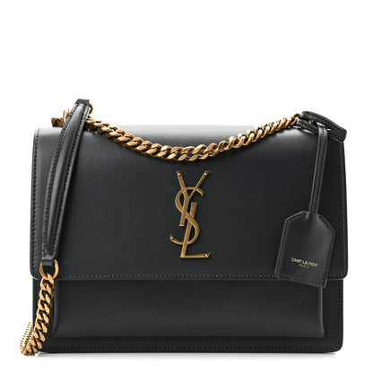 Saint Laurent Calfskin Medium Monogram Sunset Gray 1 of 10