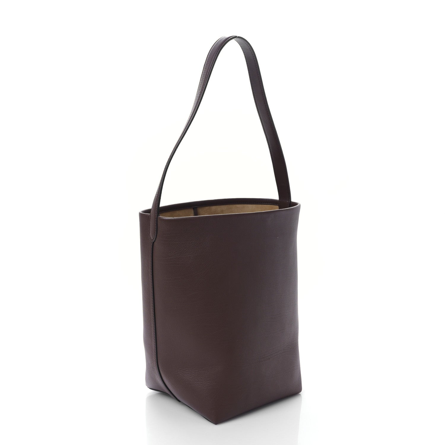 The Row Calfskin Medium N/S Park Tote Brown 3 of 9