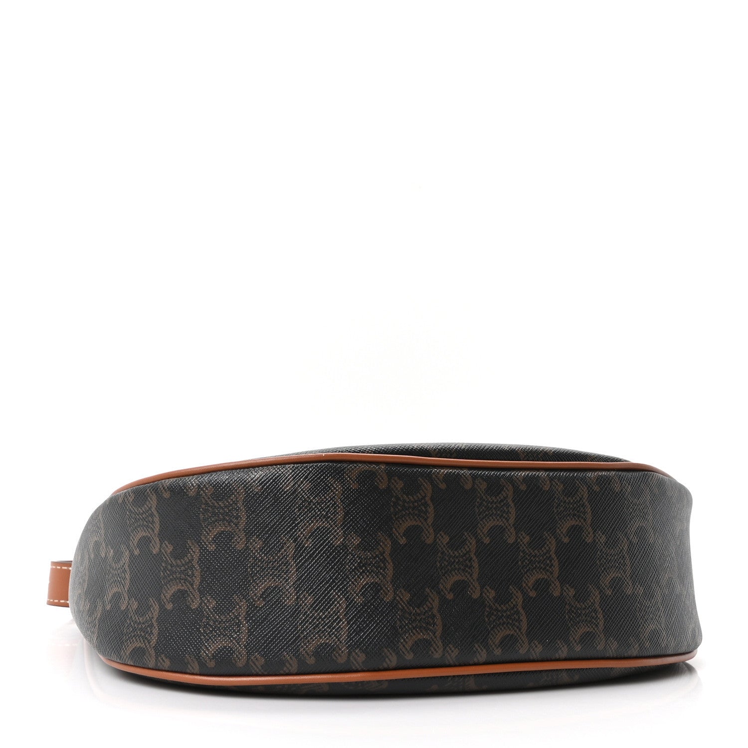 Celine Triomphe Canvas Calfskin Medium Strap Ava Triomphe Shoulder Bag Tan 3 of 10