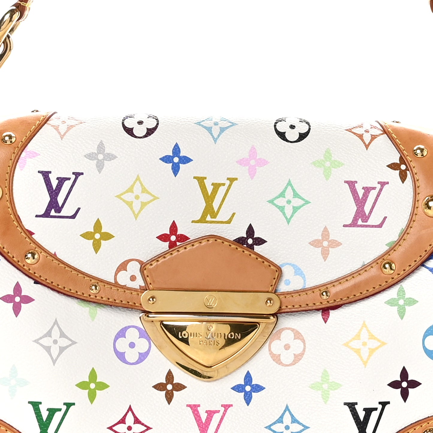 Monogram Multicolor Beverly MM White