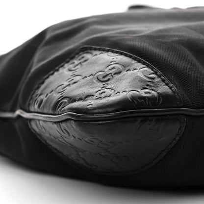 Gucci Guccissima Nylon Messenger Bag Black 9 of 11