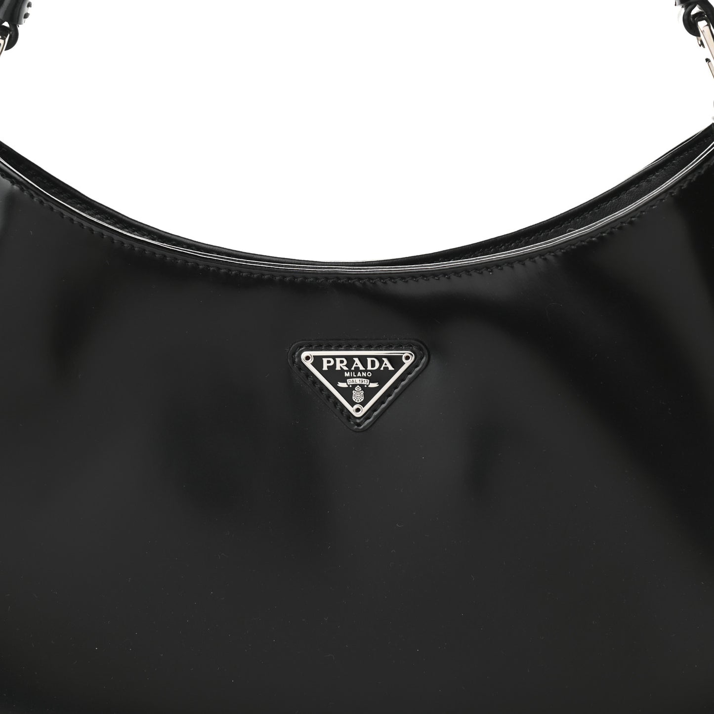 Spazzolato Cleo Shoulder Bag Black