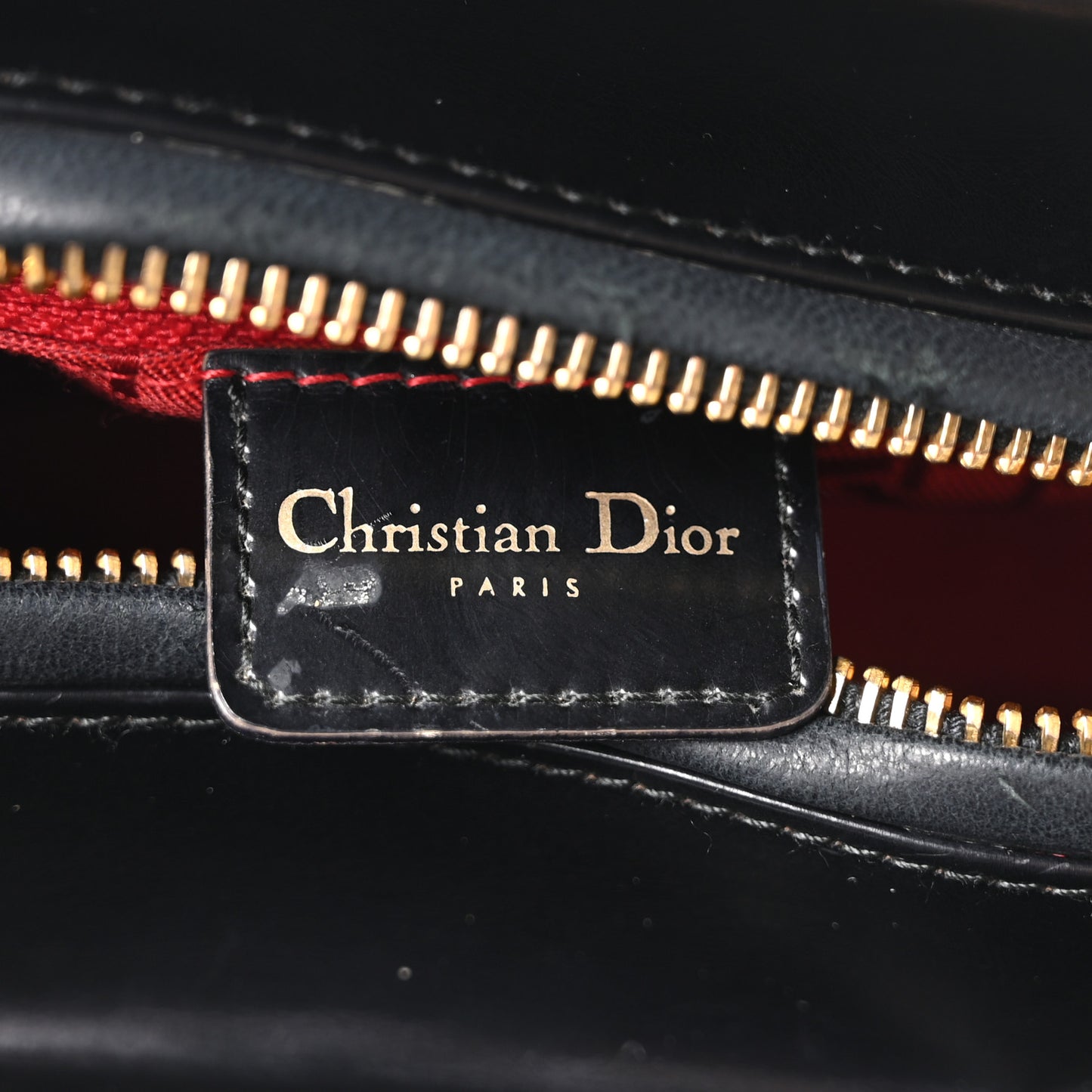 Patent Cannage Medium Lady Dior Black