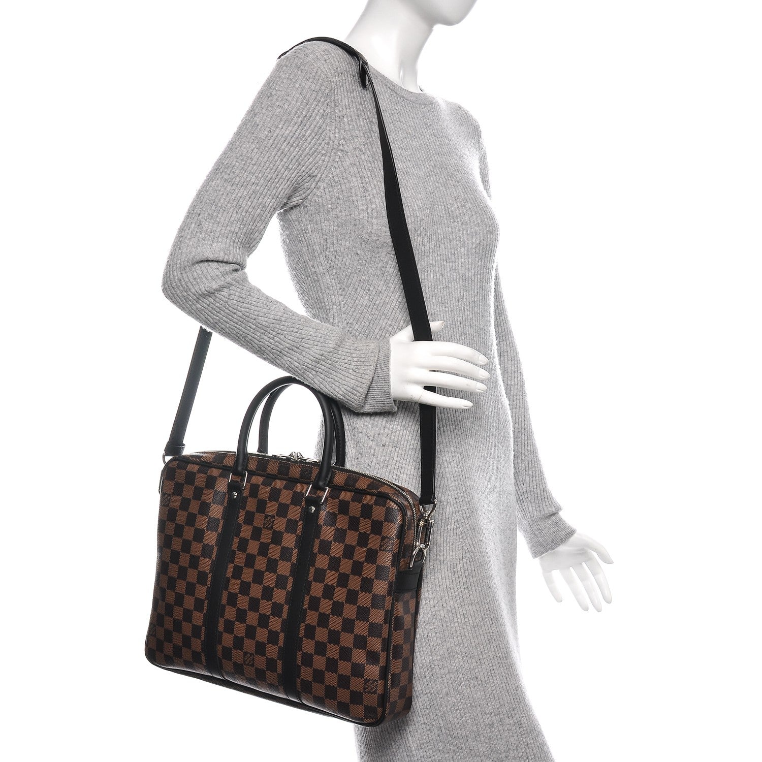Louis Vuitton Damier Ebene Porte-Documents Voyage PM 2 of 7