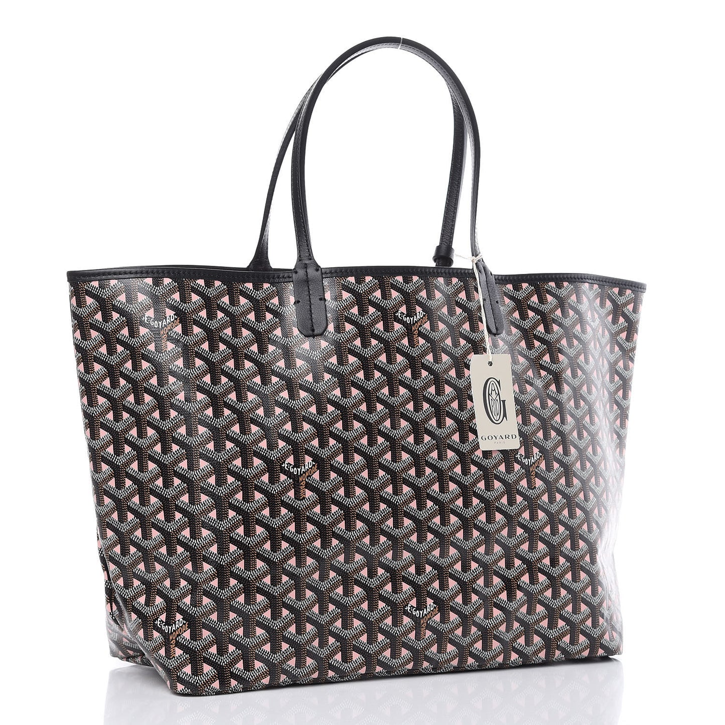 Goyardine Saint Louis Claire Voie PM Black Rose Pink