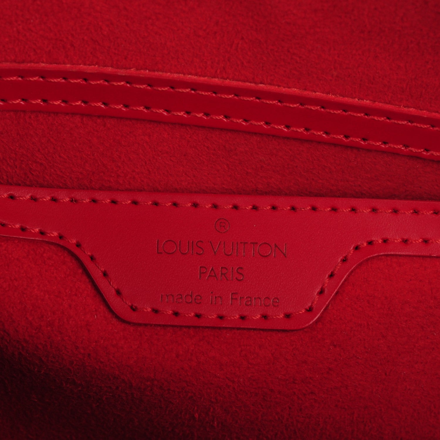 Louis Vuitton Epi Soufflot Red 6 of 8