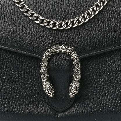 Gucci Calfskin Mini Dionysus Chain Wallet Black 9 of 12
