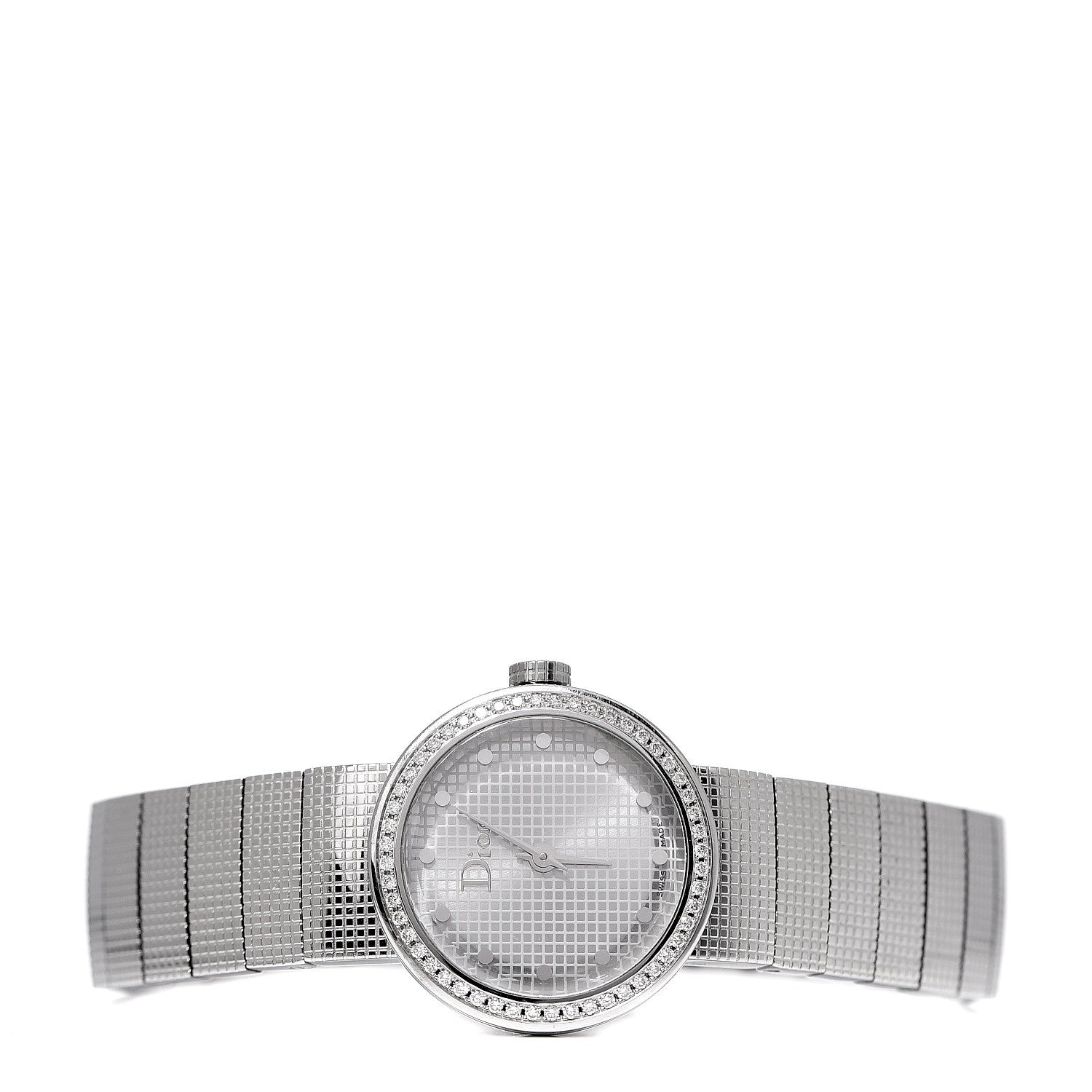 Christian Dior Stainless Steel Diamond Bezel 23mm La D De Dior Quartz Watch 2 of 5