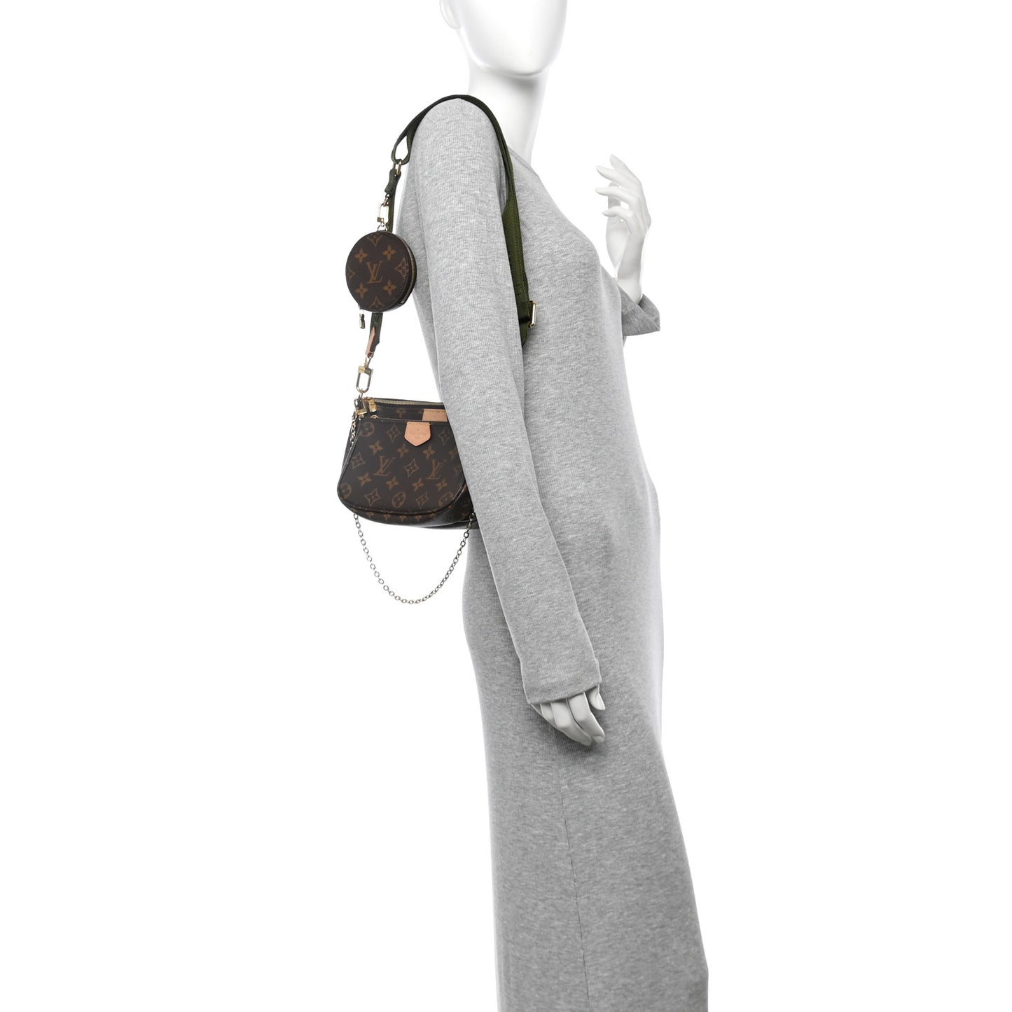 Monogram Multi Pochette Accessories Kaki