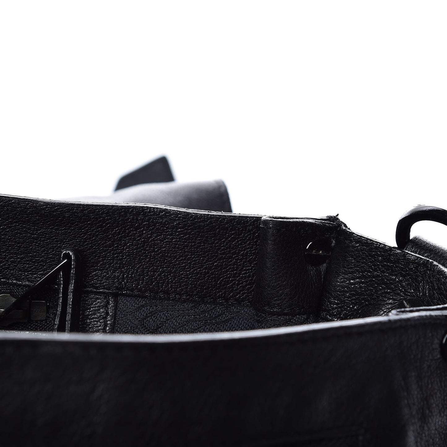 Lambskin PS1 Large Satchel Black