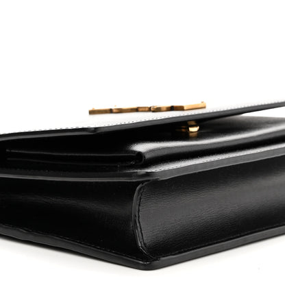 Saint Laurent Calfskin Monogram Sunset Chain Wallet Black 8 of 9