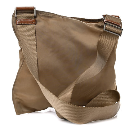 Prada Nylon Vela Flat Messenger Bag Tabacco 2 of 17