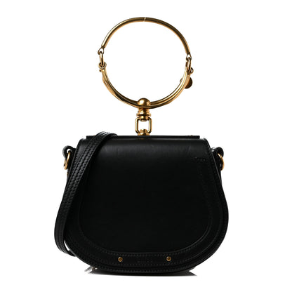 Chloe Calfskin Small Nile Bracelet Bag Black 1 of 10