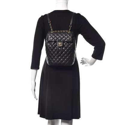 Chanel Lambskin Quilted Small Urban Spirit Backpack Black 2 of 9