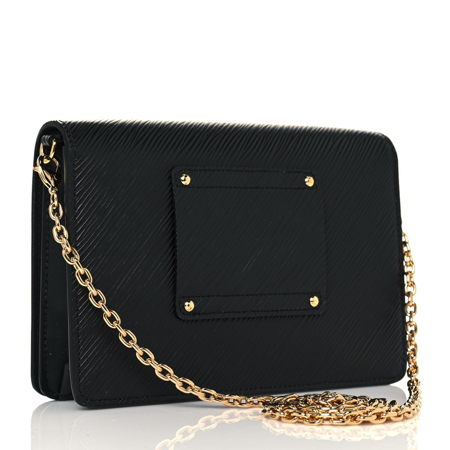 Louis Vuitton Epi Twist Belt Chain Wallet Black 3 of 12