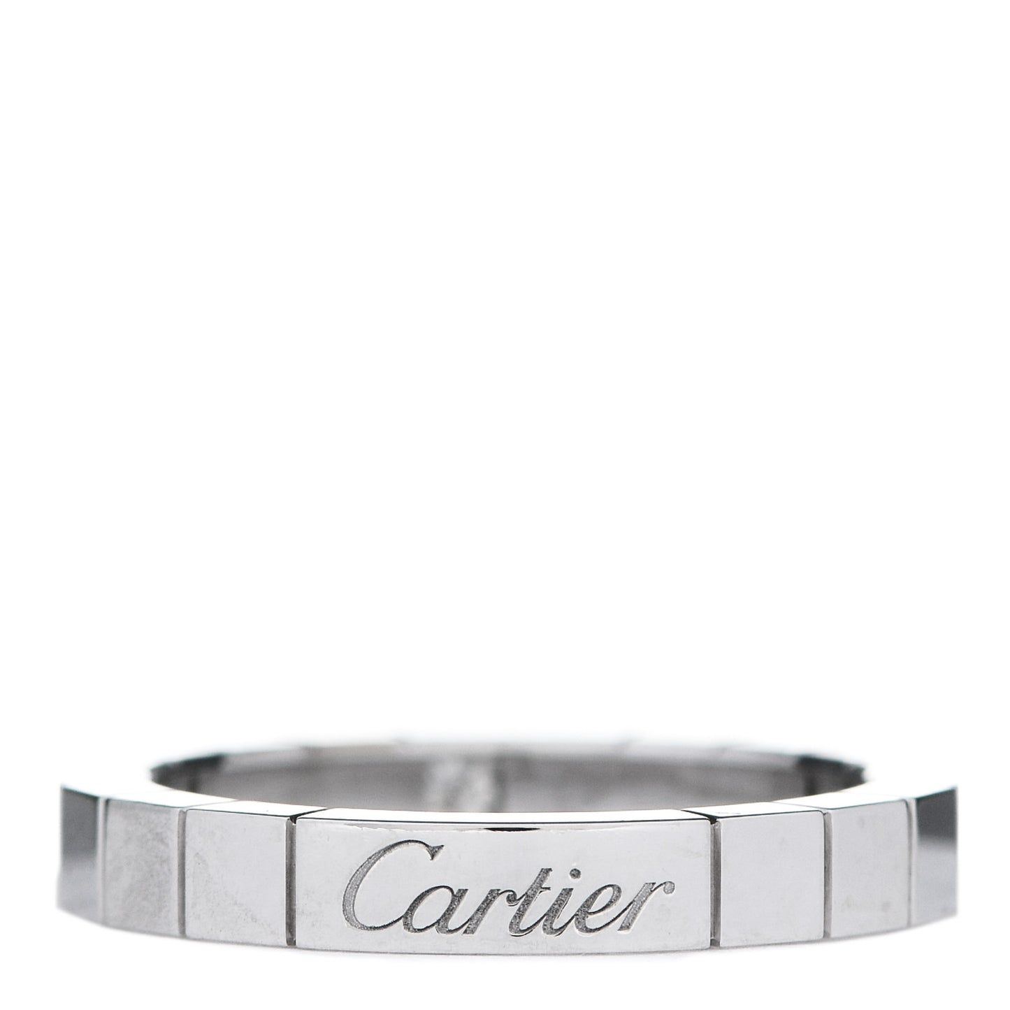 18K White Gold Diamond Lanieres Ring 53 6.5