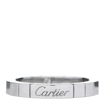 Cartier 18K White Gold Diamond Lanieres Ring 53 6.5 3 of 4