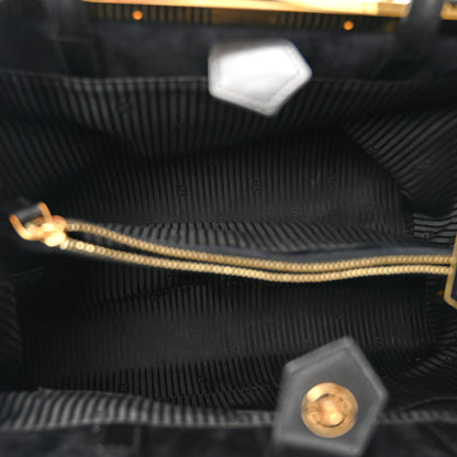 Fendi Vitello Elite Regular 2Jours Tote Black 5 of 10