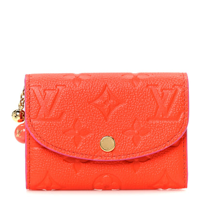Louis Vuitton Empreinte Rosalie Coin Purse Blood Orange 1 of 8